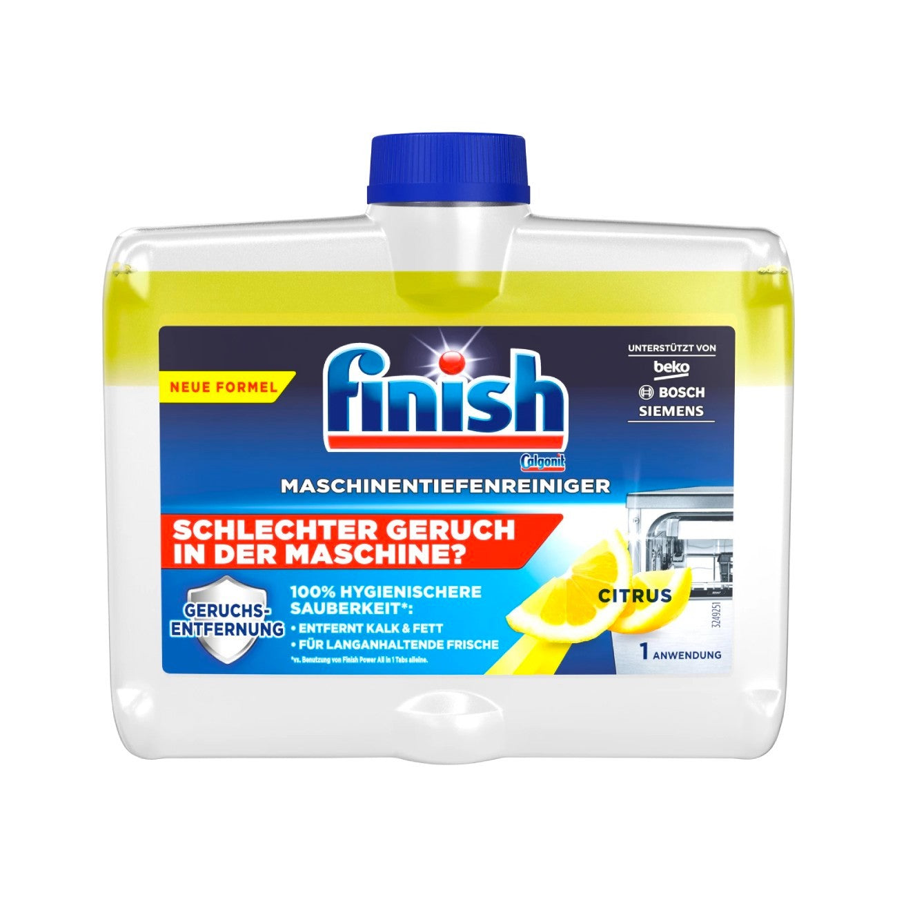 Средство по уходу за посудомоечной машиной, 250мл