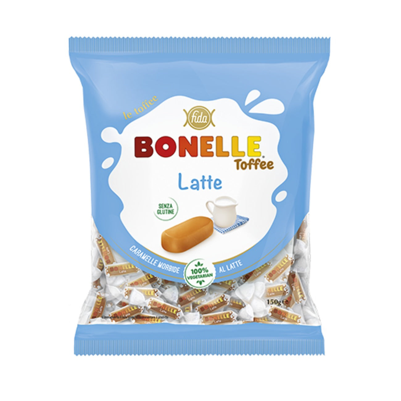 Soft milk toffee candies Toffee Latte, 150g