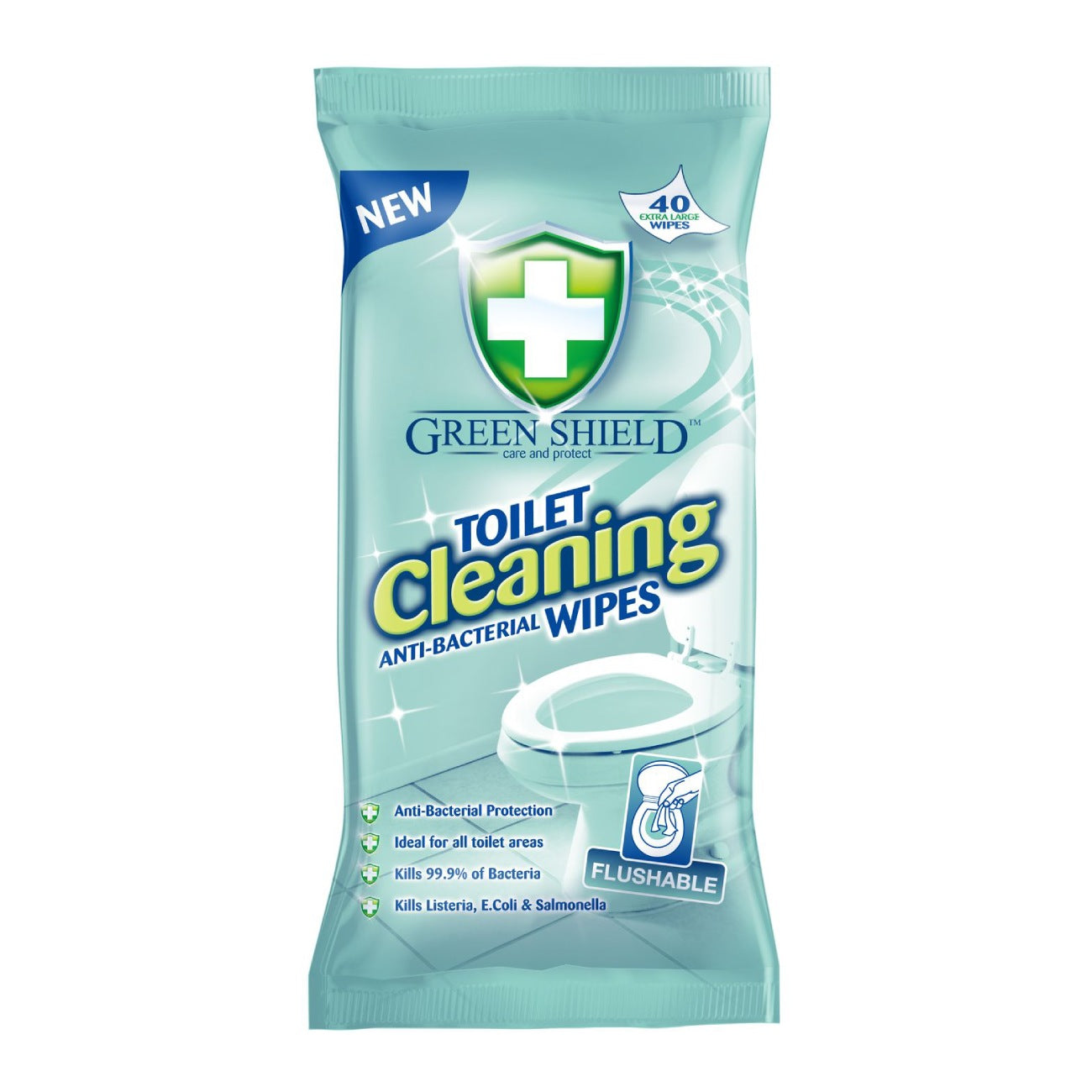 Влажные салфетки для унитаза, 40 шт.