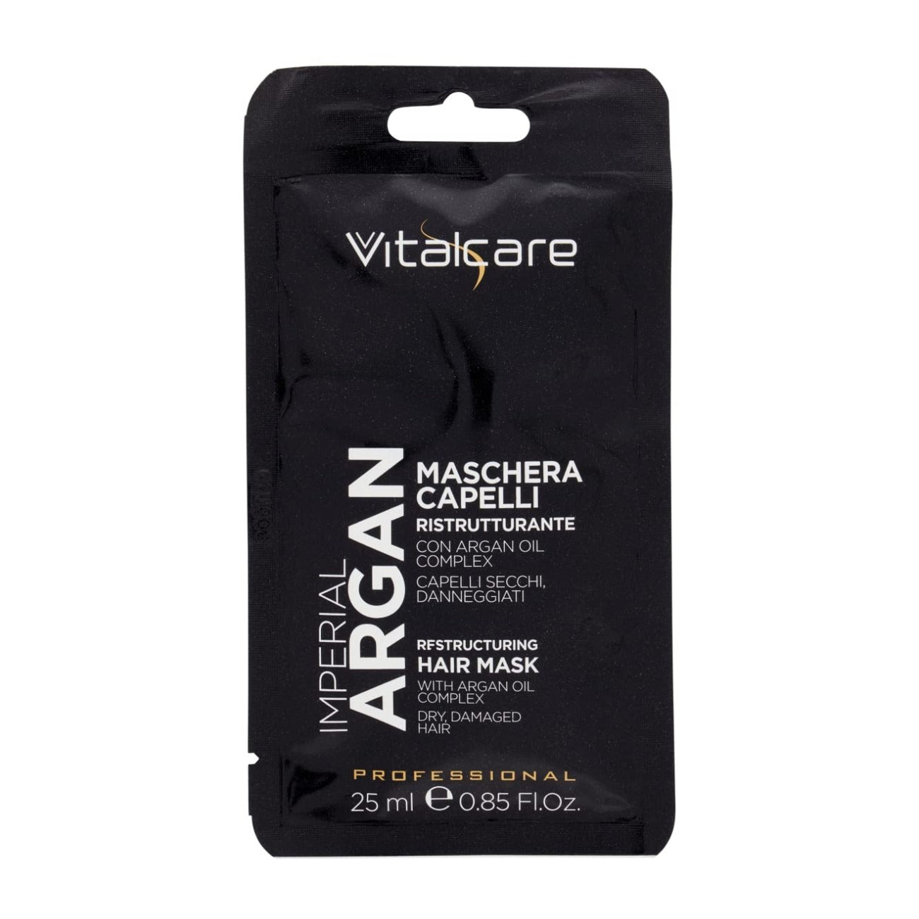 Restructuring hair mask with argan oil, 25 ml