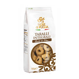 Itališka užkandėlė pilno grūdo Taralli Integrali FIORE DI PUGLIA, 250g