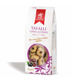 Itališka užkandėlė Taralli Cipolla e Olive FIORE DI PUGLIA, 250g