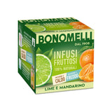 Vaisių arbata BONOMELLI Lime e Mandarino, 12 vnt.