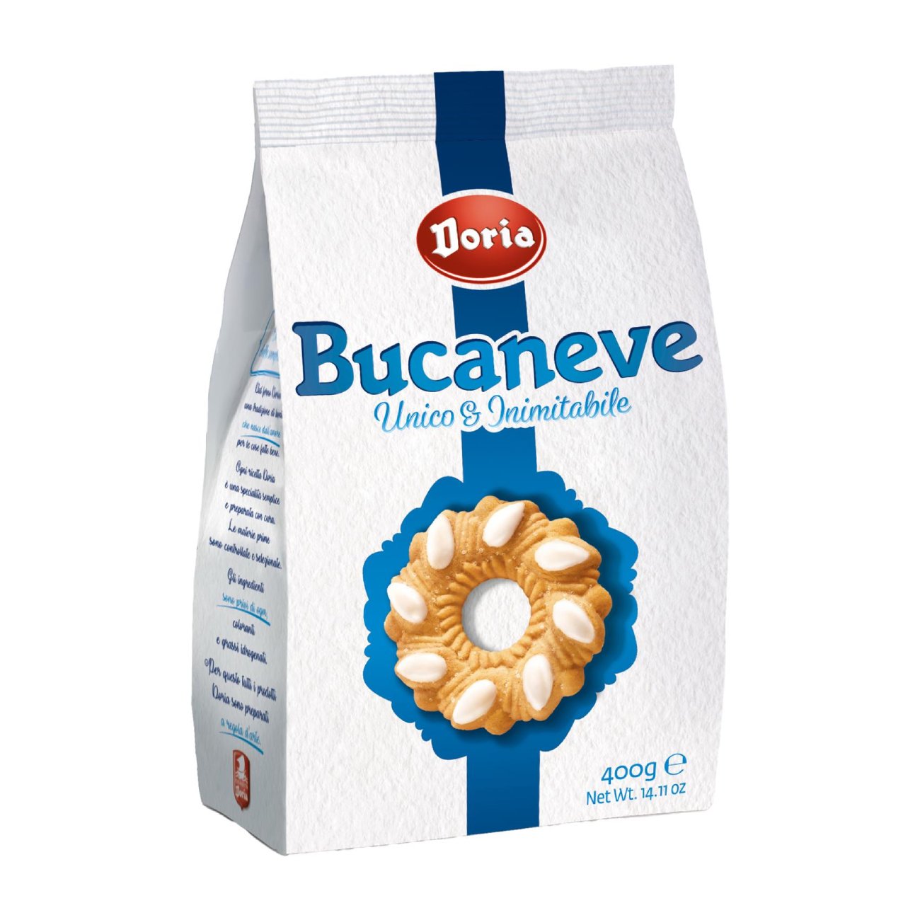 Песочное печенье DORIA Bucaneve, 400 г
