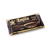 Dark chocolate ZAINI Emilia Fondente 70%, 200g