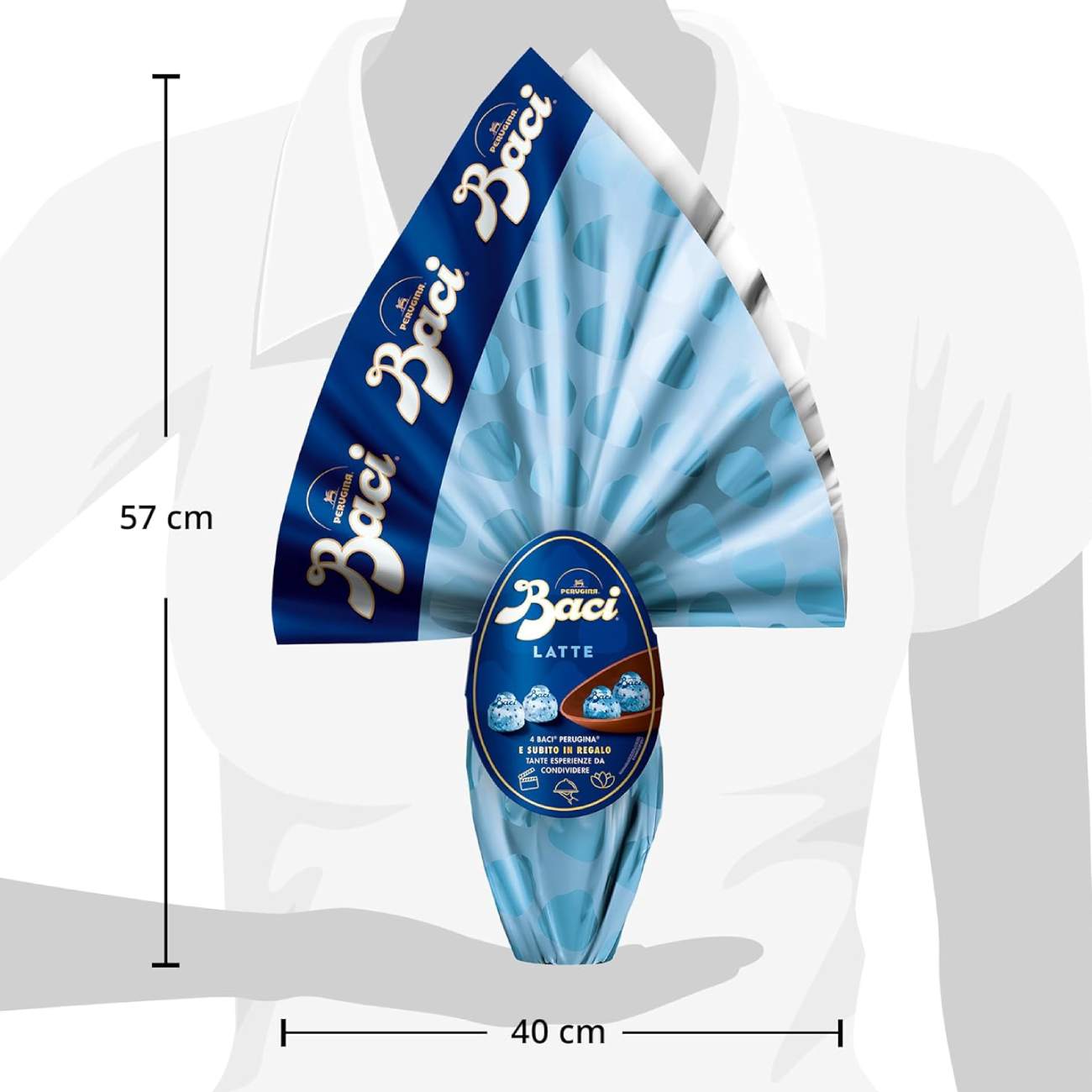 Пасхальное яйцо PERUGINA из молочного шоколада