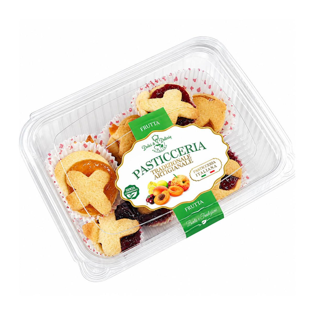 печенье с фруктовым джемом DON CARLO Crostatine Frutta, 200г