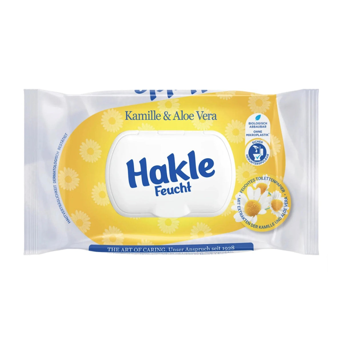 Drėgnas tualetinis popierius HAKLE Camomille & Aloe, 42 vnt.