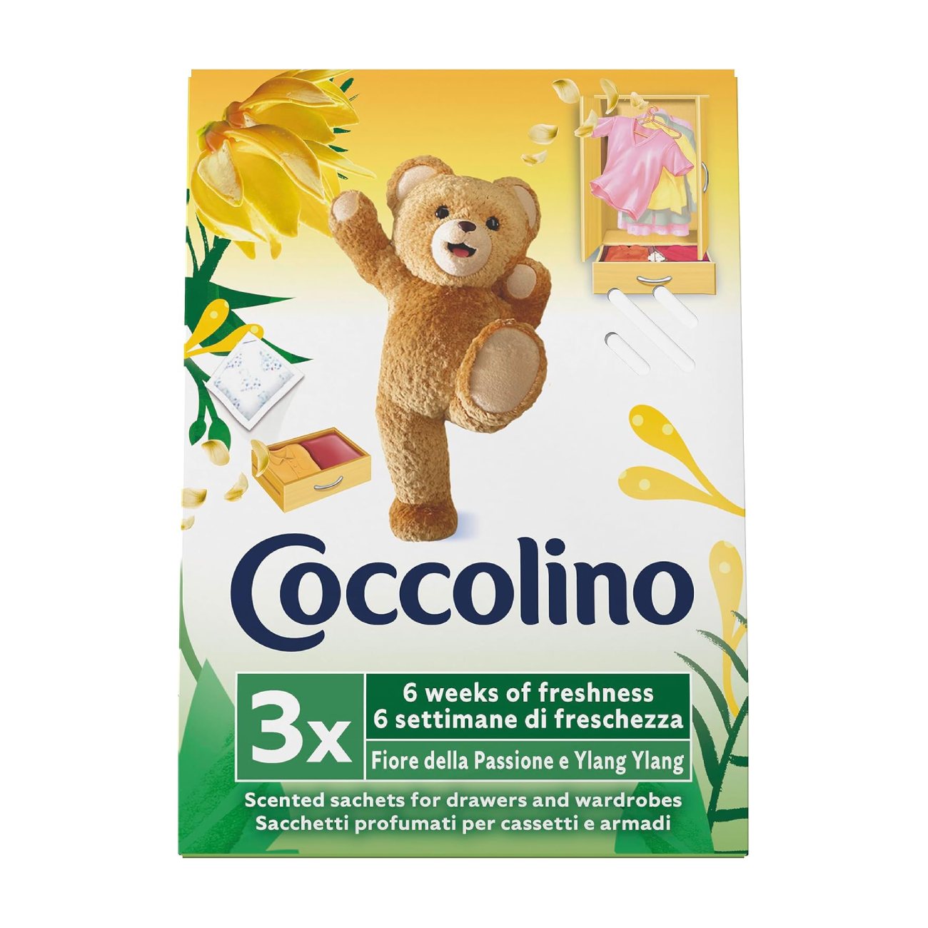 Kvapnūs drabužių maišeliai Ylang Ylang, 3 vnt.