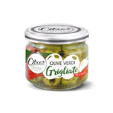 Grilled pitted green olives, 230g