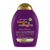Plaukų šampūnas OGX Biotin & Collagen, 385 ml
