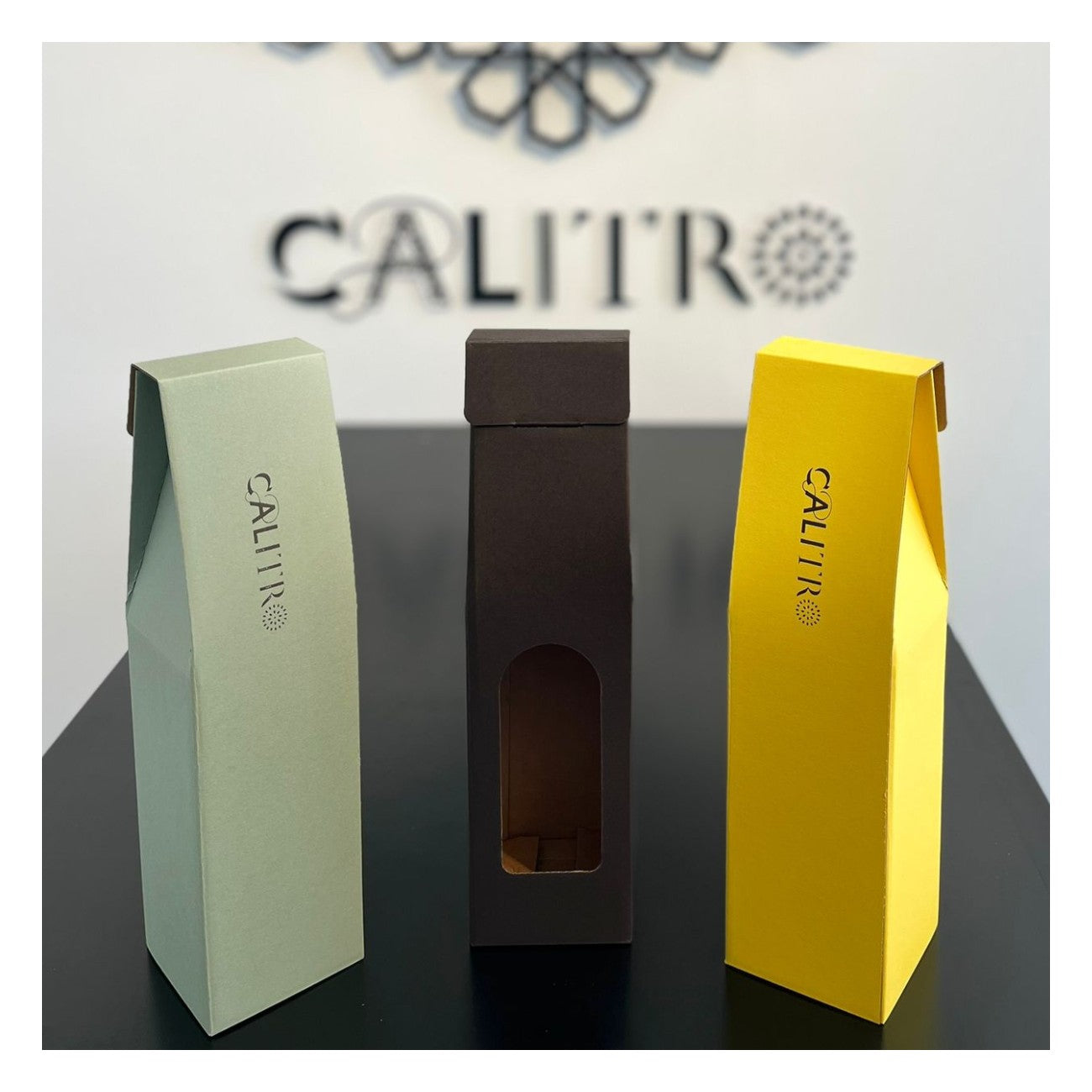 Wine gift box for one bottle