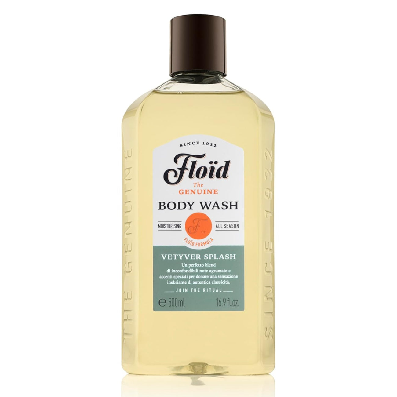 FLOÏD Vetyver Splash Shower Gel, 500 ml