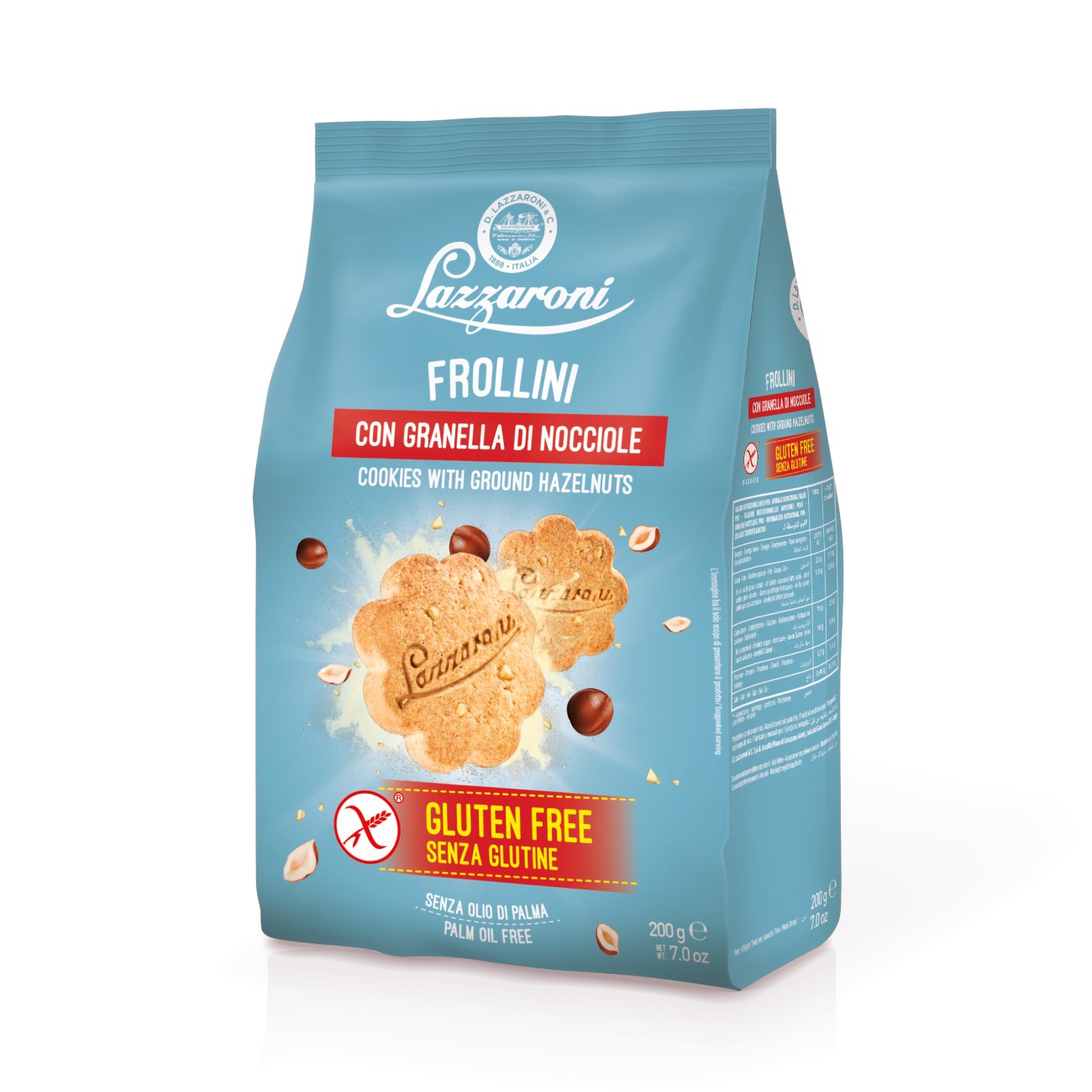 Безглютеновое печенье с фундуком, 200г