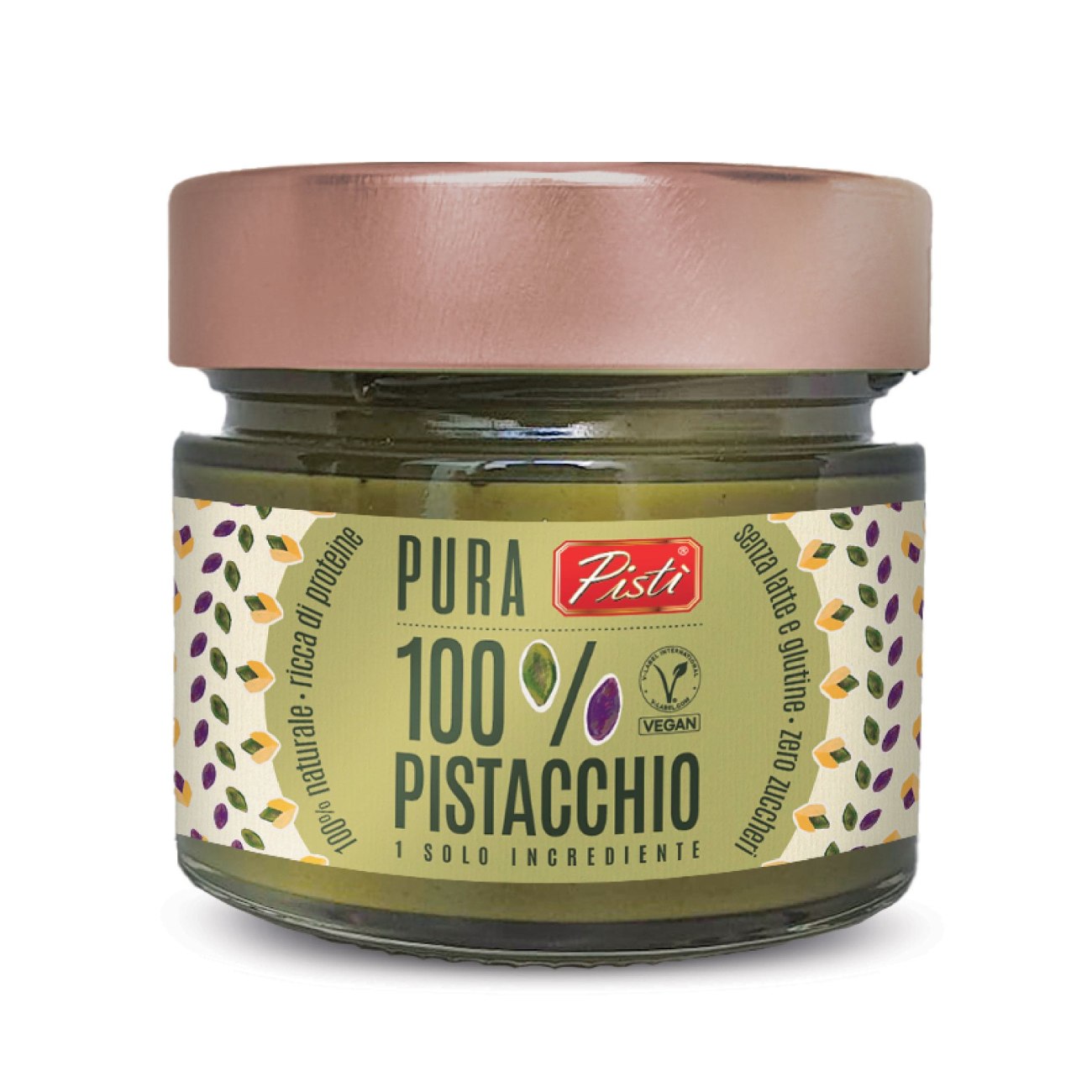 Pure 100% pistachio spreadable paste, 150g
