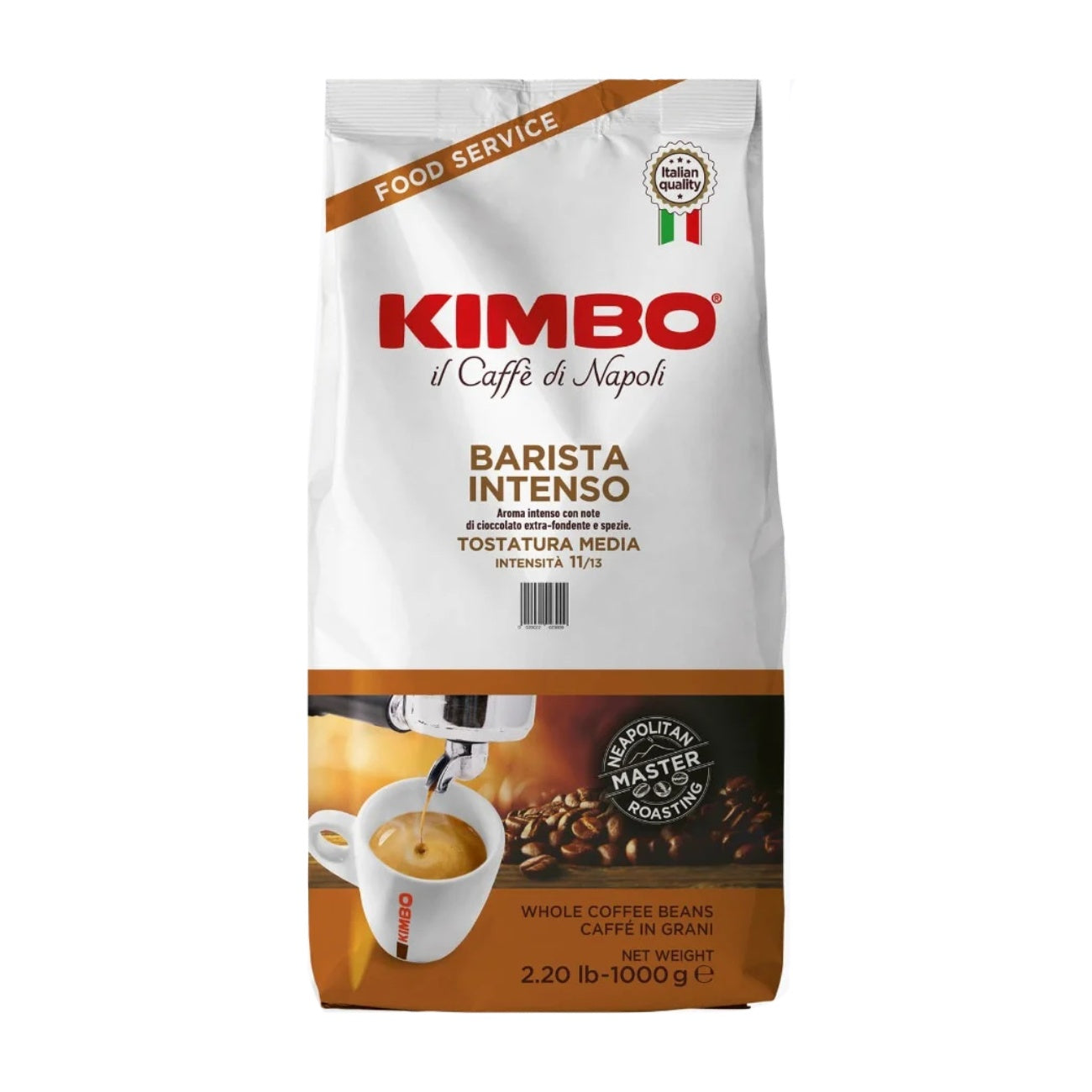 Kavos pupelės KIMBO Espresso Barista Intenso, 1 kg