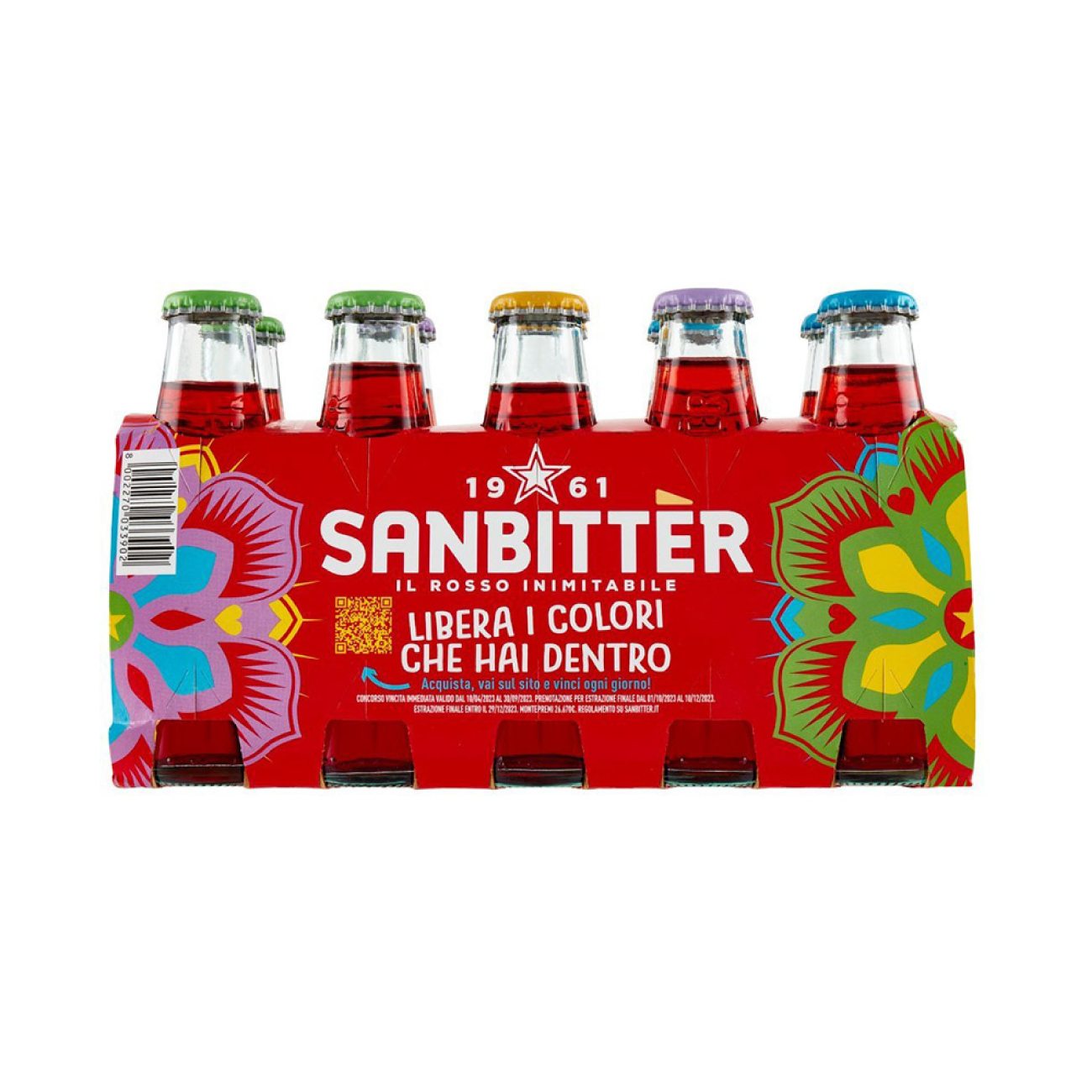 Non-alcoholic drink SANBITTER Rosso, 10 x 100 ml