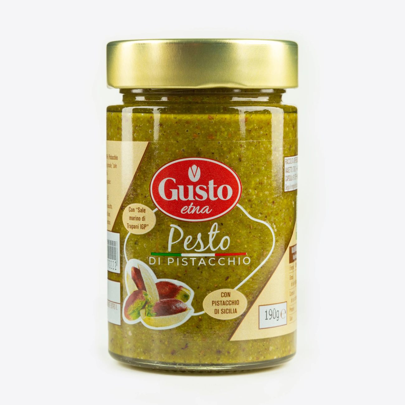 Sicilian pistachio pesto GUSTO ETNA, 190g