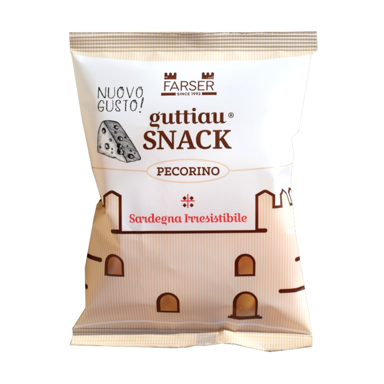 Закуска с вкусом пекорино из Сардинии GUTTIAU SNACK Pecorino, 70г