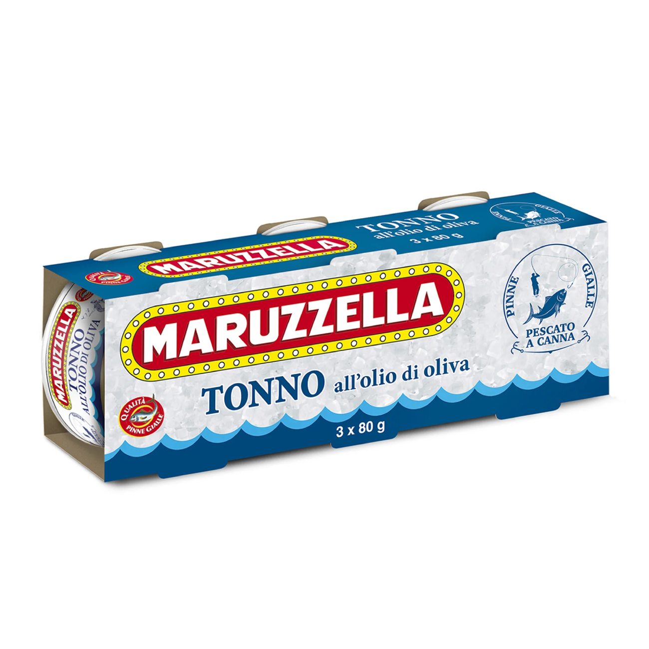 Тунец в оливковом масле MARUZZELLA Tonno Olio di Oliva, 3 x 90г