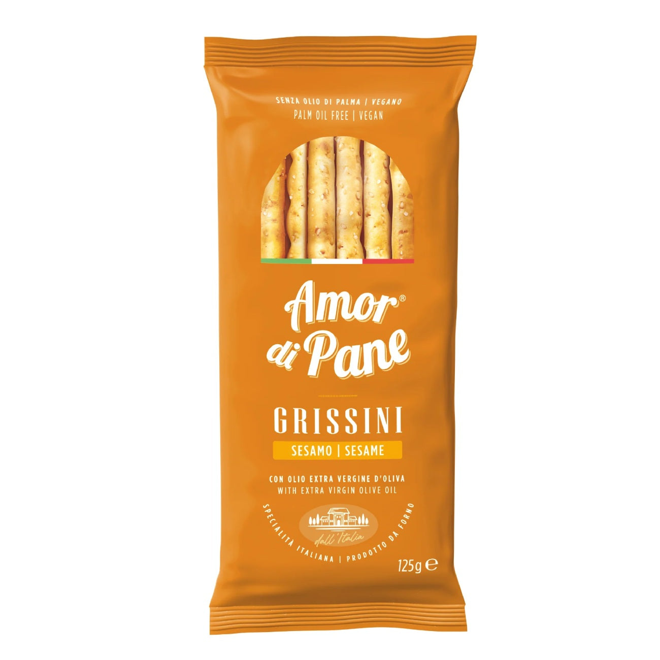 Гриссини с кунжутом AMOR DI PANE Sesamo, 125г