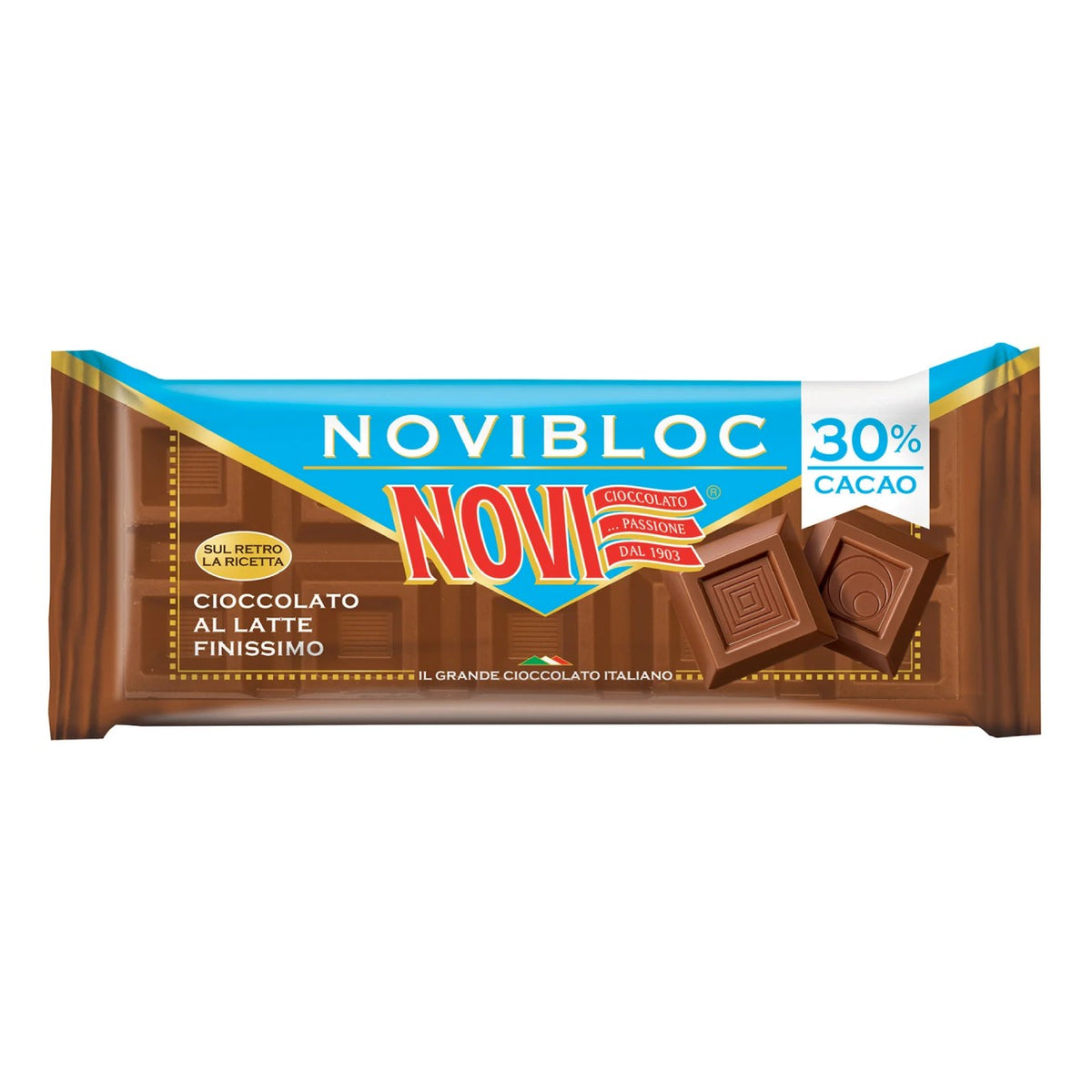 Pieniškasis šokoladas 30% NOVI Novibloc al Latte, 150g