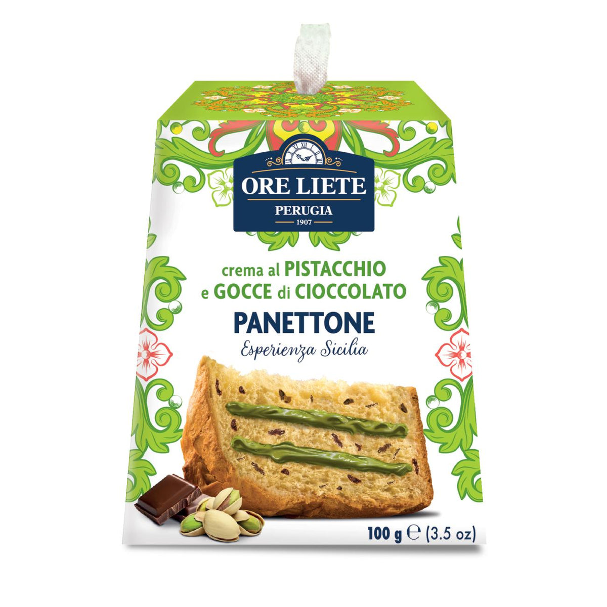 ORE LIETE Panettone Pistacchio