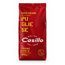 Minkšti kvietiniai miltai CASILLO Puglia Type 0, 500g