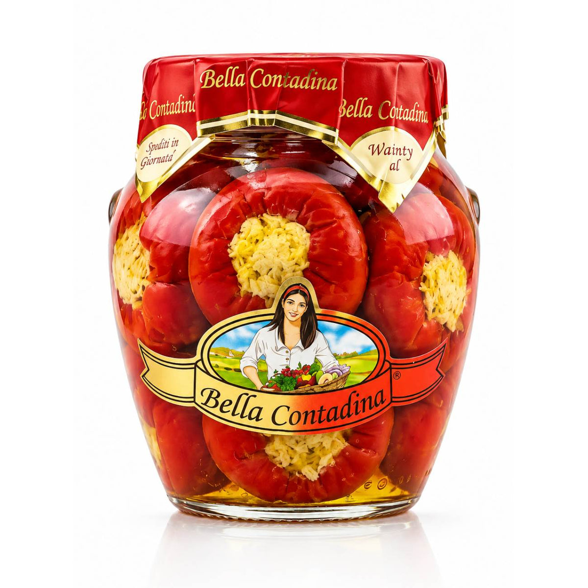 Pickled stuffed chili peppers BELLA CONTADINA 580g
