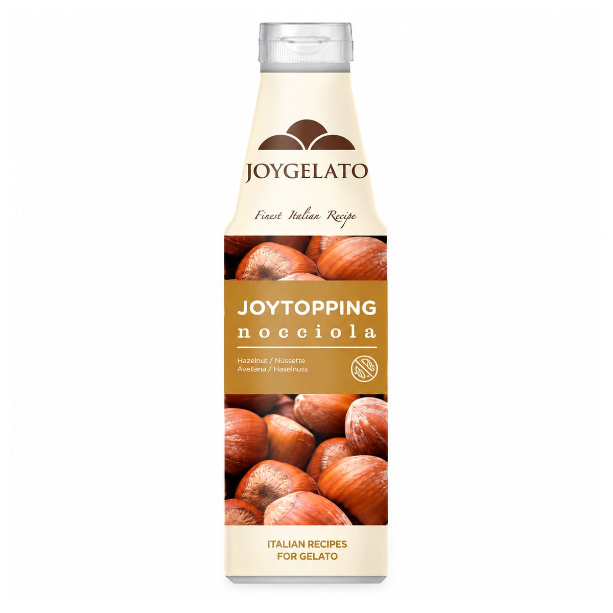 Lazdynų riešutų glazūra JOYGELATO Joytopping Nocciola 1 KG