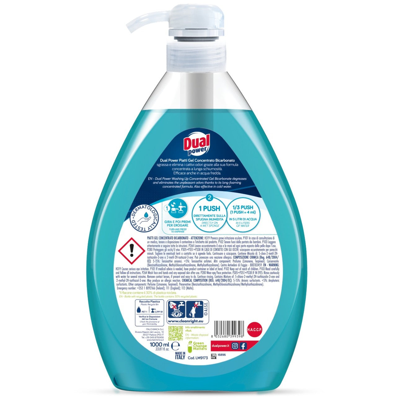 Indų plovimo gelis Bicarbonate & Sage, 1 l