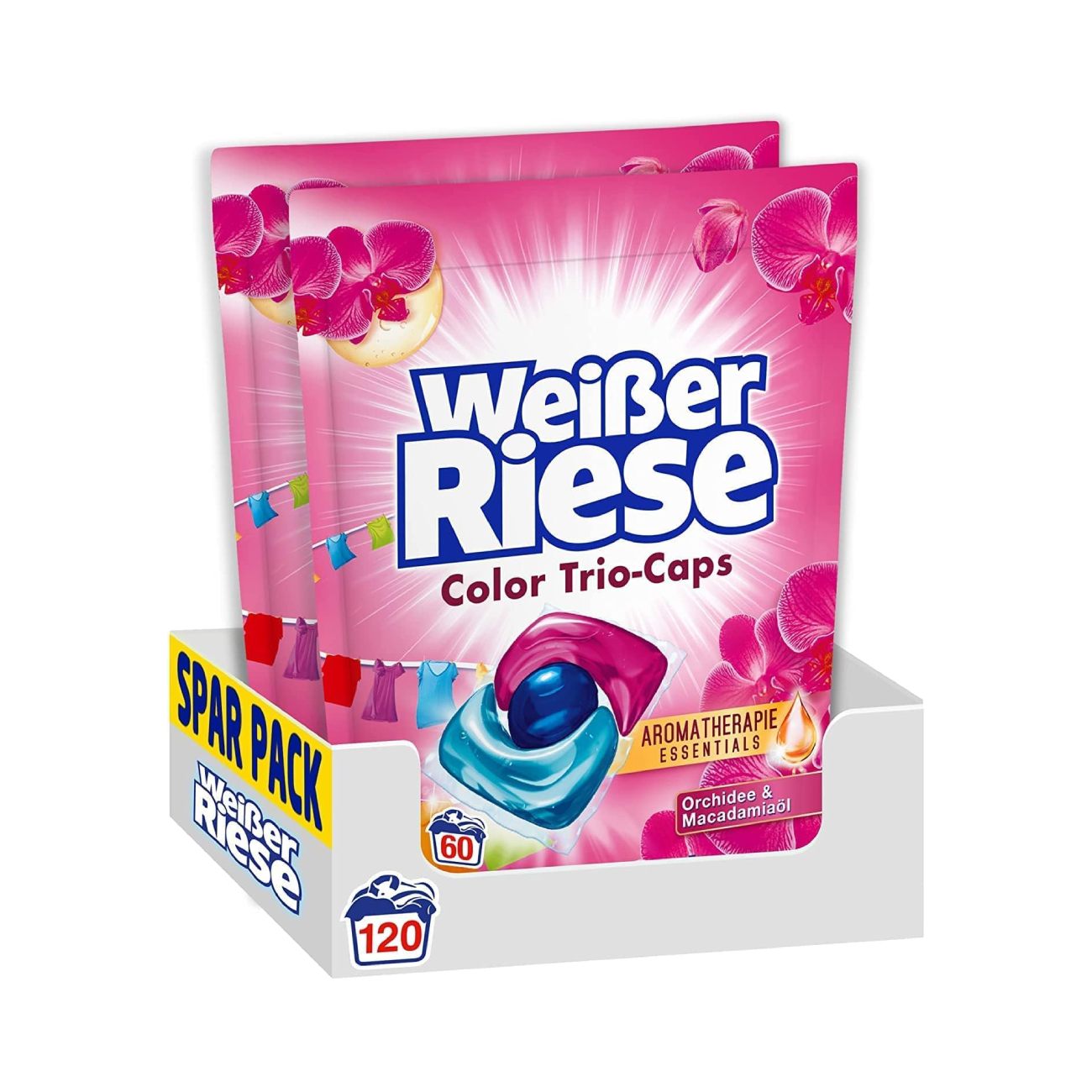 Laundry capsules Color Aromatherapy Essentials, 120WL