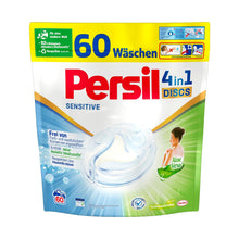 Kapsulės skalbiniams skalbti Sensitive Aloe Vera Discs 4in1, 60MR