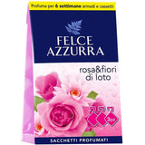 Scented pads for clothes Rosa & Fiori di Loto, 3 pcs.
