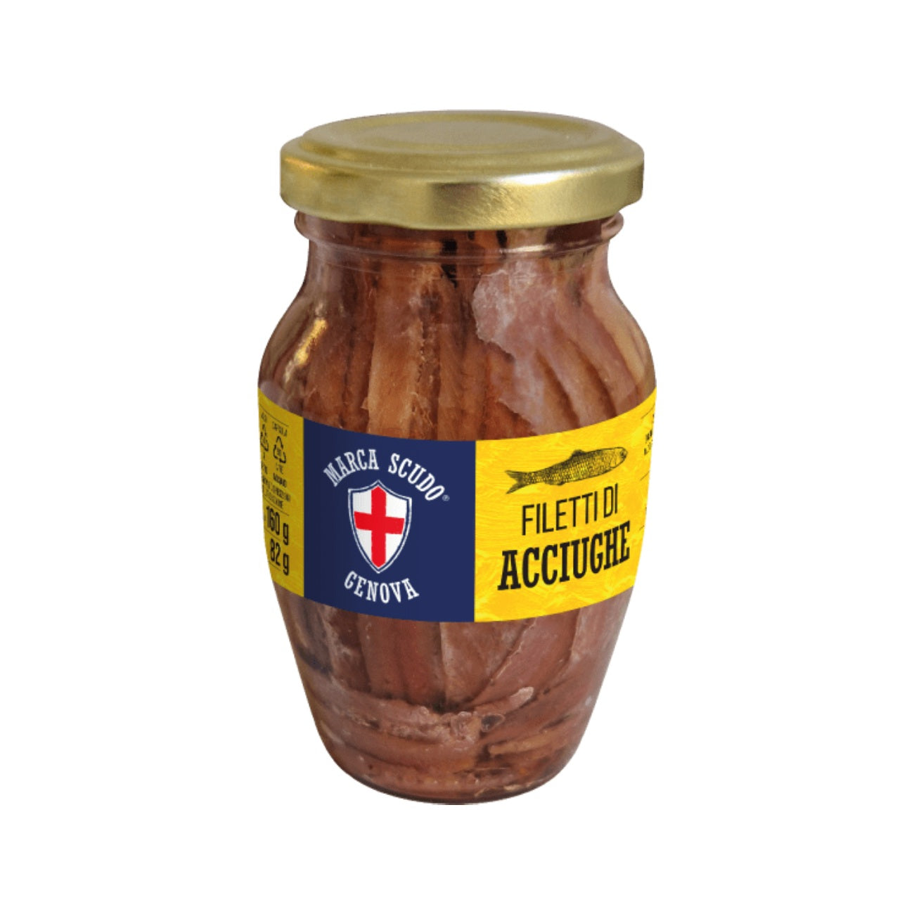 Anchovy fillet MARCA SCUDO, 80 g