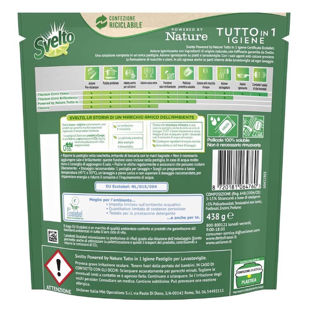 ECO таблетки для посудомоечной машины, 25MR