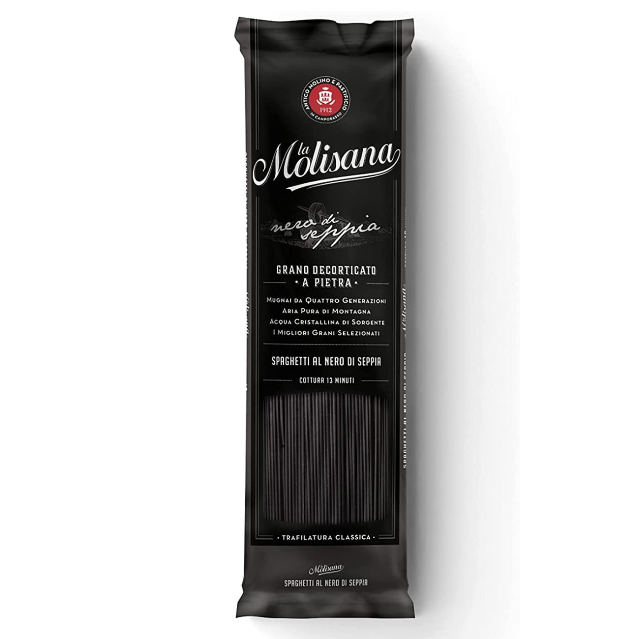 Melnie spageti with squid ink, 500g